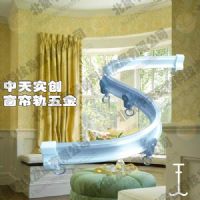 供應(yīng)重型超靜音可彎曲窗簾軌、窗簾滑道可任意彎曲,滑